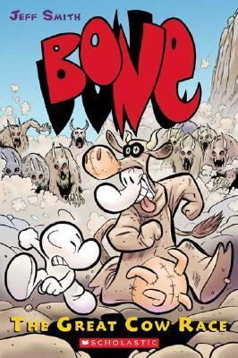 Cover art for The Great Cow Race Bone Book 2