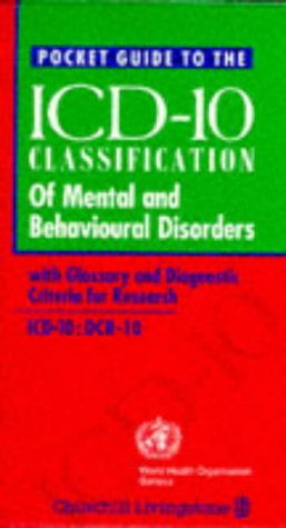 Cover art for Pocket Guide to ICD-10 Classification of Mental and Behavio-ural Disorders with Glossary and Diagnostic Criteria for Res