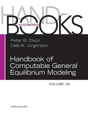 Cover art for Handbook of Computable General Equilibrium Modeling