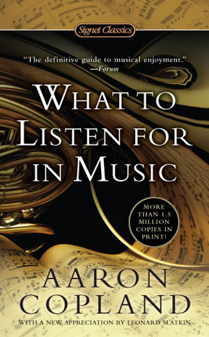 Cover art for What To Listen For In Music