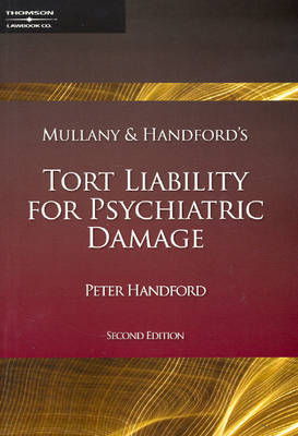 Cover art for Mullany and Handford's Tort Liability for Psychiatric Damage