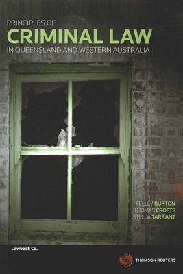 Cover art for Principles of Criminal Law in Queensland and Western