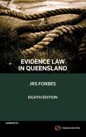 Cover art for Evidence Law in Queensland
