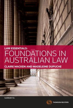 Cover art for Law Essentials Foundations in Australian Law