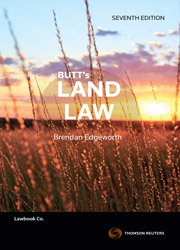 Cover art for Butt's Land Law