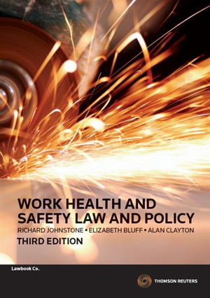 Cover art for Work Health and Safety Law and Policy,