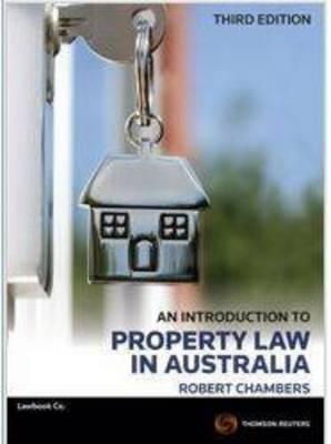 Cover art for An Introduction to Property Law in Australia