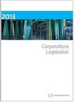 Cover art for Corporations Legislation 2013