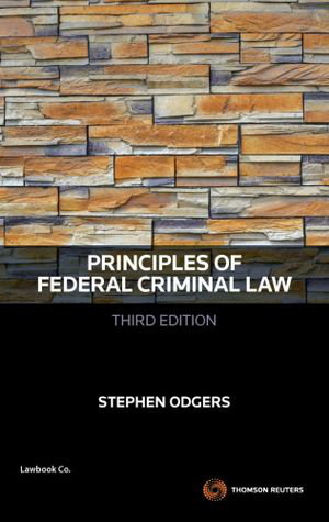 Cover art for Principles of Federal Criminal Law
