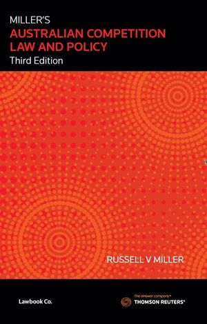 Cover art for Miller's Australian Competition Law & Policy
