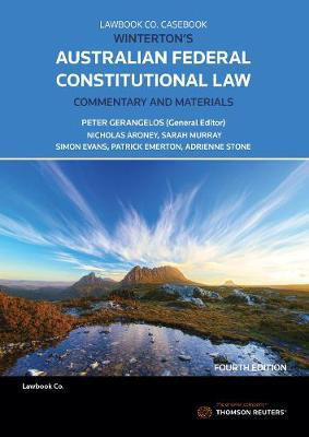 Cover art for Winterton's Australian Federal Constitutional Law C and M
