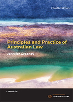 Cover art for Principles and Practice of Australian Law