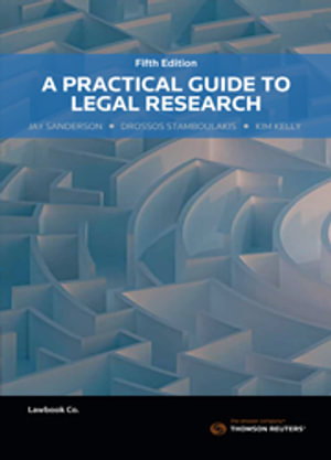Cover art for A Practical Guide to Legal Research