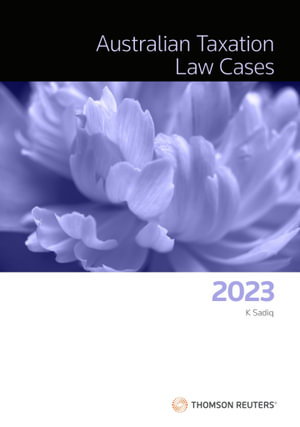 Cover art for Australian Taxation Law Cases 2023