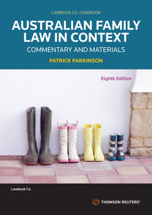Cover art for Australian Family Law in Context Commentary And Materials