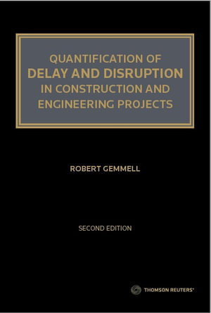 Cover art for Quantification of Delay & Disruption in Construction & Engineering Projects