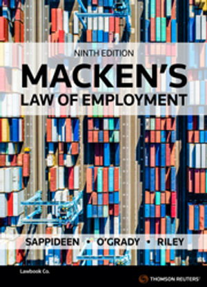 Cover art for Macken's Law of Employment