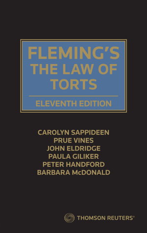 Cover art for Fleming's Law of Torts 11th Edition