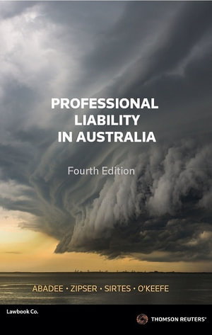 Cover art for Professional Liability in Australia 4e