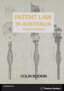 Cover art for Patent Law in Australia