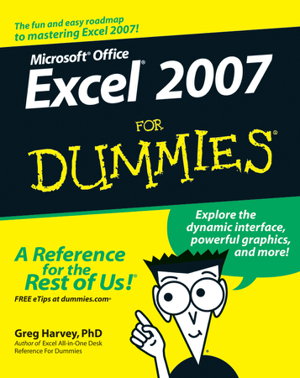 Cover art for Excel 2007 for Dummies