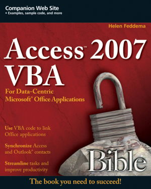 Cover art for Access 2007 VBA Bible