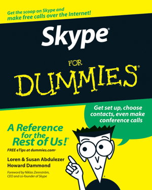 Cover art for Skype For Dummies