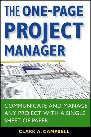 Cover art for The One-page Project Manager