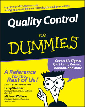 Cover art for Quality Control For Dummies