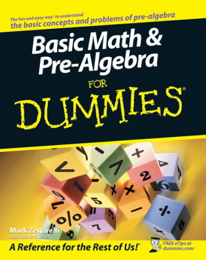 Cover art for Basic Math and Pre-algebra For Dummies