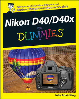 Cover art for Nikon D40 D40x For Dummies