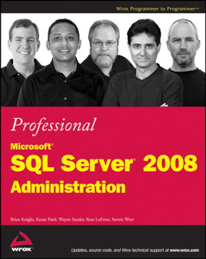 Cover art for Professional Microsoft SQL Server 2008 Administration