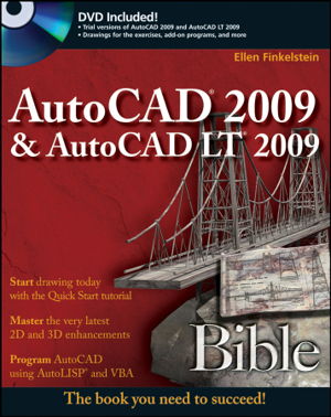 Cover art for AutoCAD 2009 and AutoCAD LT 2009 Bible