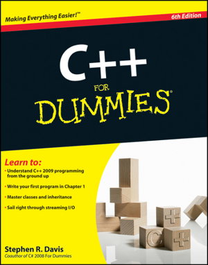 Cover art for C++ for Dummies