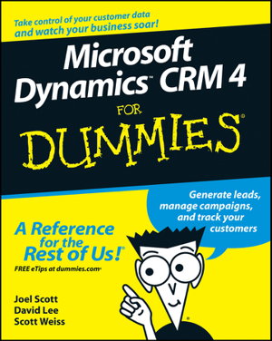 Cover art for Microsoft Dynamics CRM 4 for Dummies