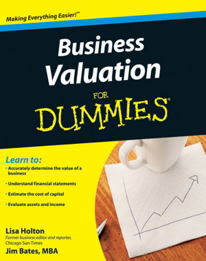 Cover art for Business Valuation For Dummies