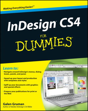 Cover art for InDesign CS4 For Dummies