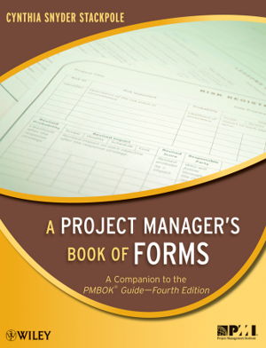 Cover art for A Project Manager's Book of Forms