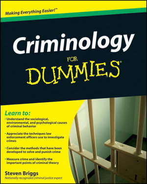Cover art for Criminology For Dummies