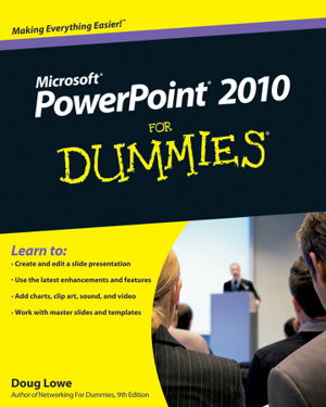 Cover art for PowerPoint 2010 For Dummies