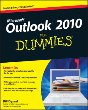 Cover art for Outlook 2010 For Dummies