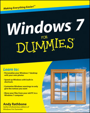 Cover art for Windows 7 For Dummies