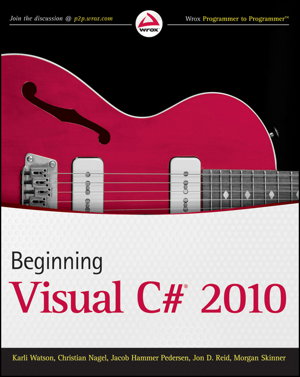 Cover art for Beginning Microsoft Visual C# 2010