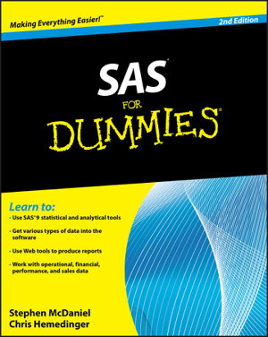 Cover art for SAS For Dummies