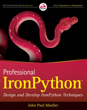 Cover art for Professional IronPython