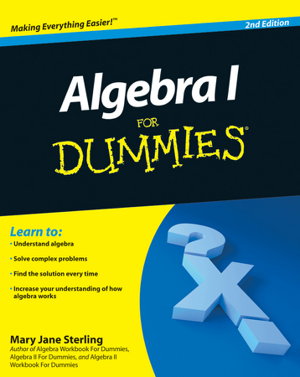 Cover art for Algebra I for Dummies