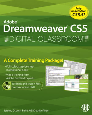 Cover art for Dreamweaver CS5 Digital Classroom