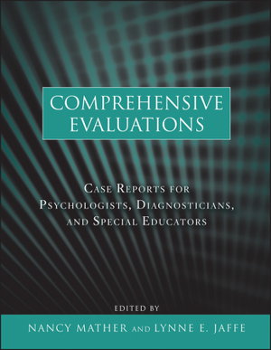 Cover art for Comprehensive Evaluations Case Reports for Psychologists Diagnosticians and Special Educators