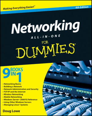 Cover art for Networking All in One for Dummies
