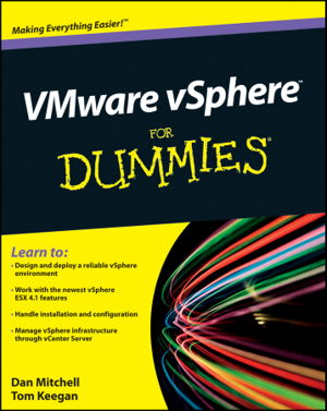 Cover art for VMware VSphere For Dummies